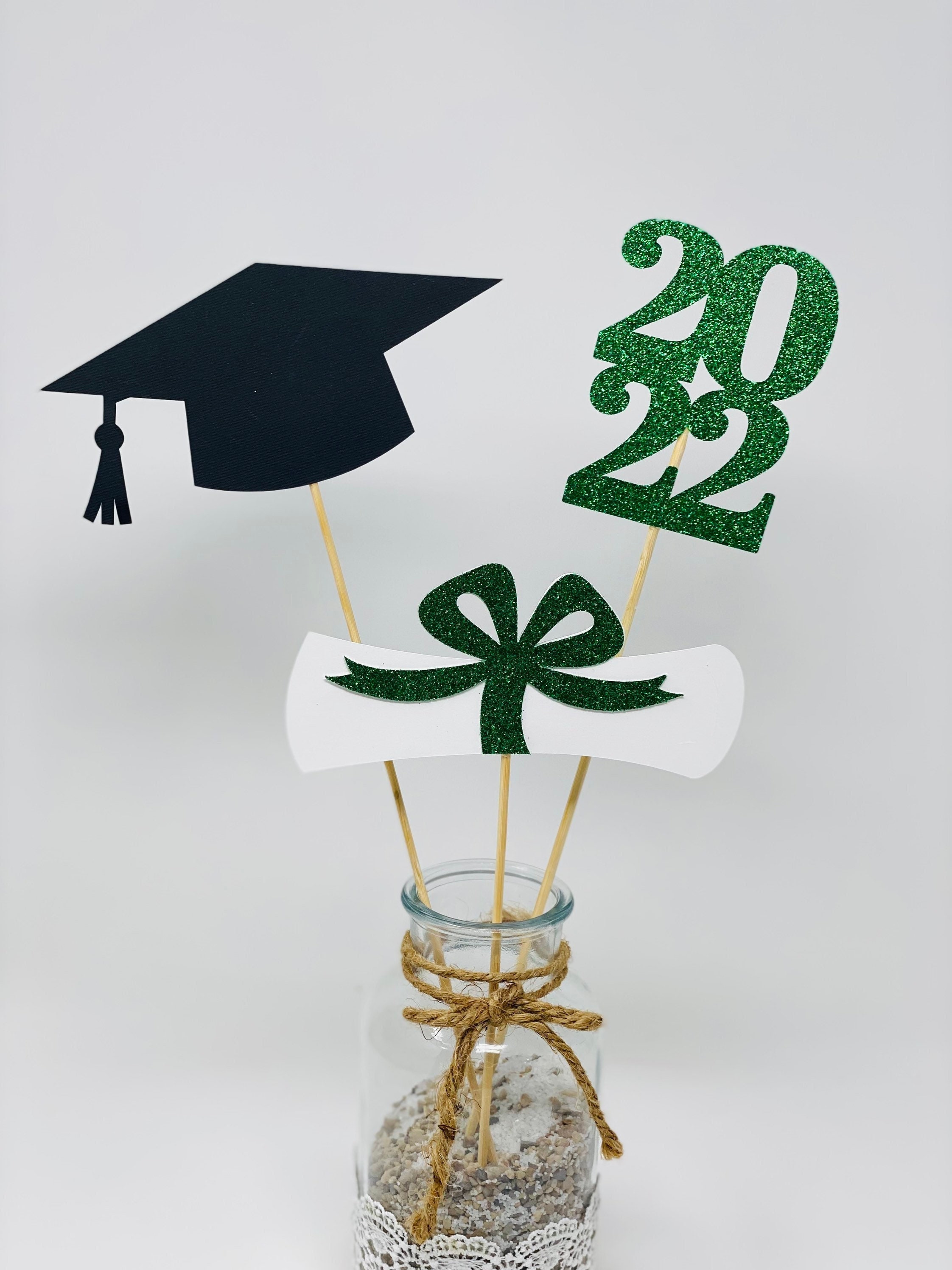 Graduation party decorations 2024, Graduation Centerpiece Sticks, Grad