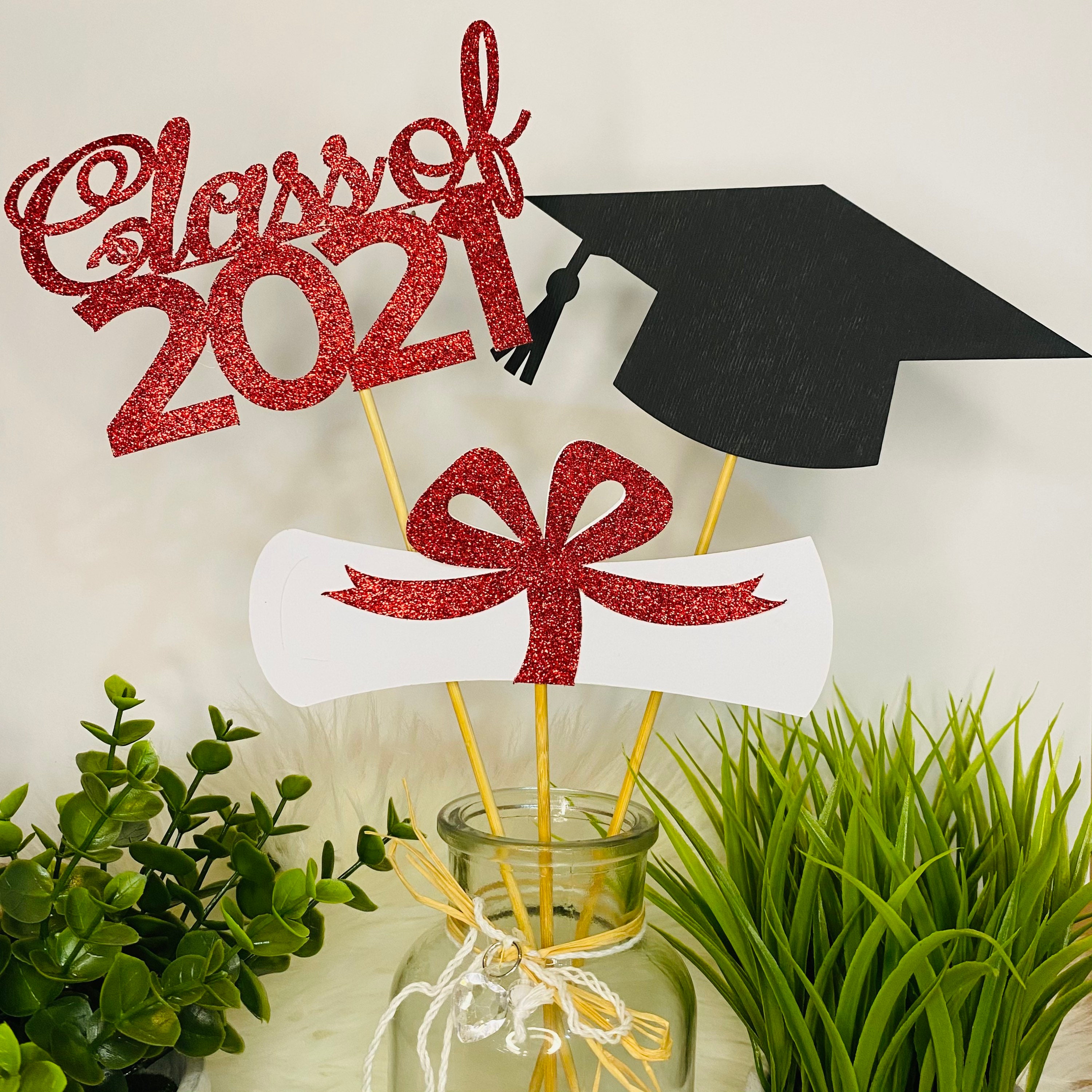 Graduation party decorations 2021 Graduation Centerpiece Etsy