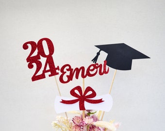 Graduation party decorations 2025, Graduation Centerpiece Sticks, Grad 2025, custom name centerpiece, Graduation table decor, Class of 2025