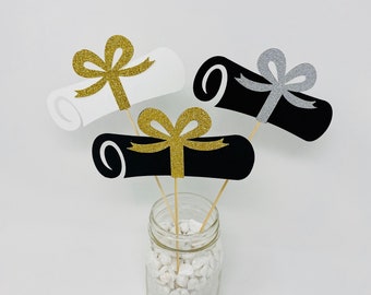 Graduation party decorations 2024, Graduation Centerpiece Sticks, Grad 2024, custom name centerpiece, Graduation table decor, Class of 2024