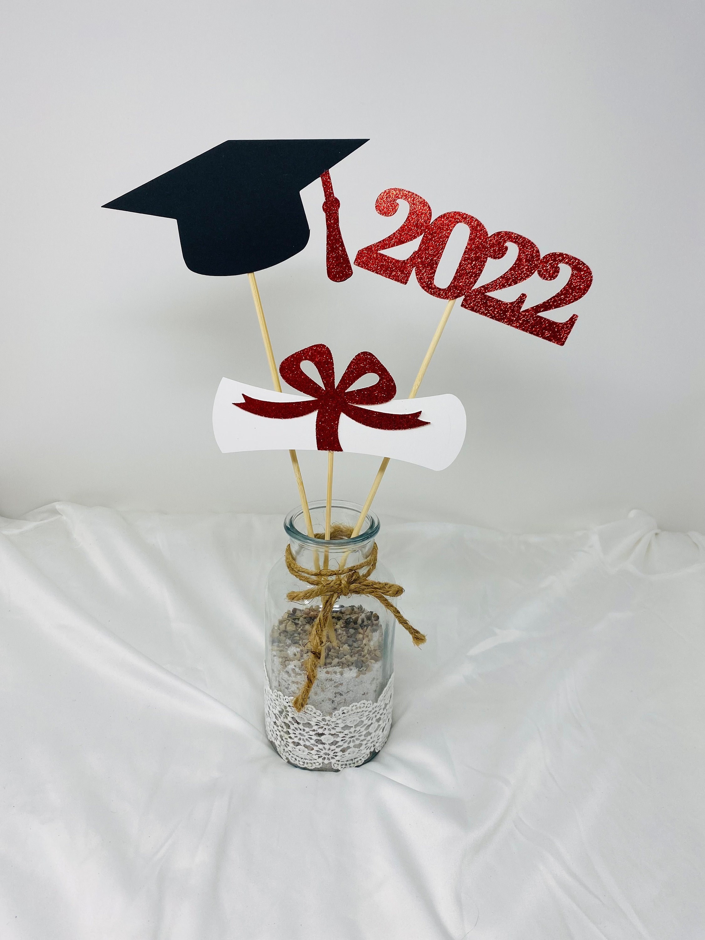 Graduation party decorations 2024, Graduation Centerpiece Sticks, Grad