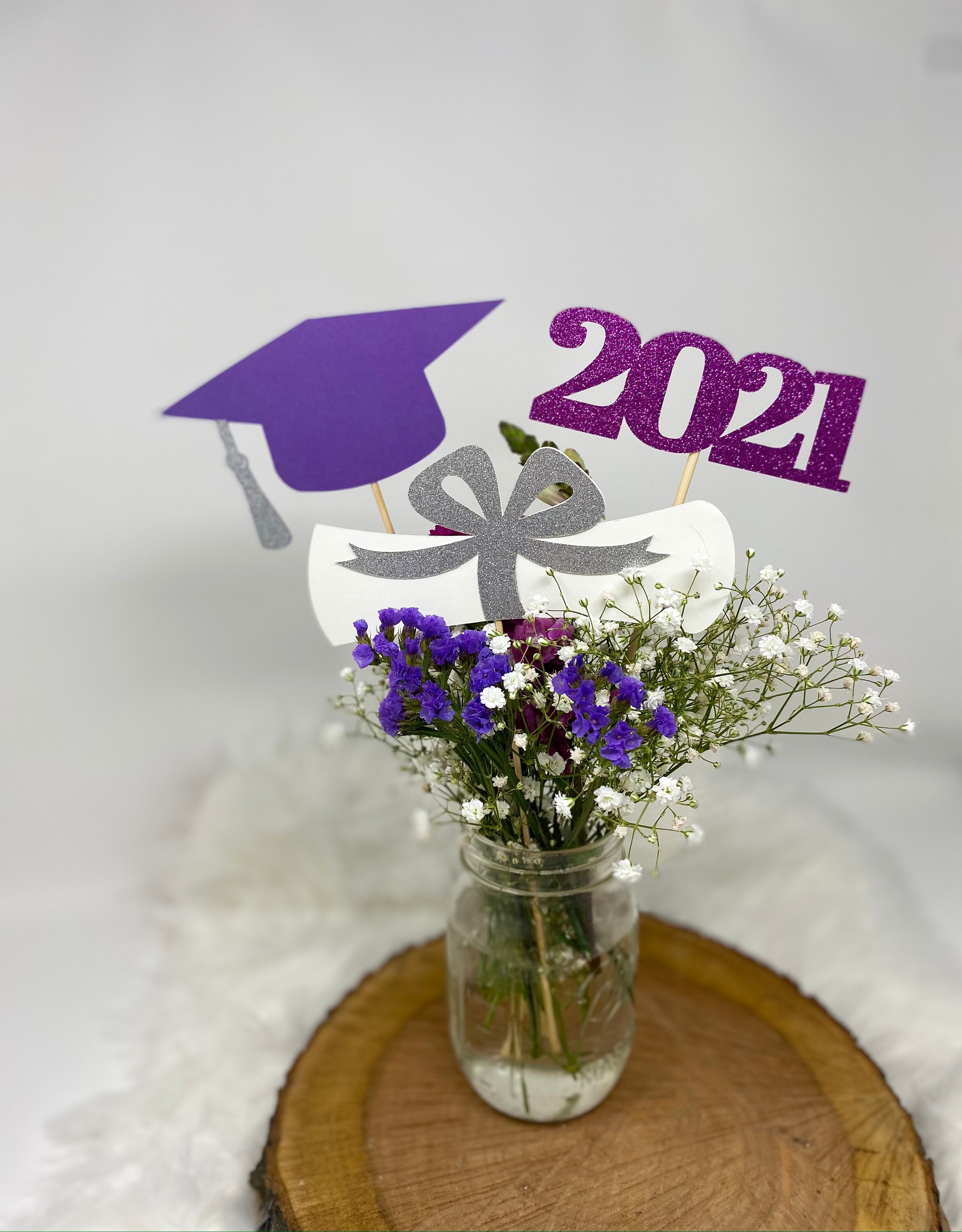 Graduation decorations 2024, Graduation Centerpiece Sticks, class of