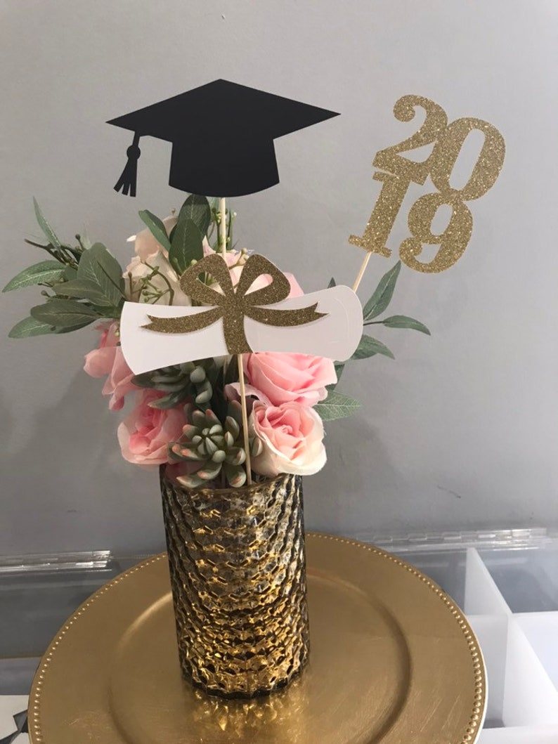 2021 Graduation decorations Graduation Centerpiece Sticks | Etsy