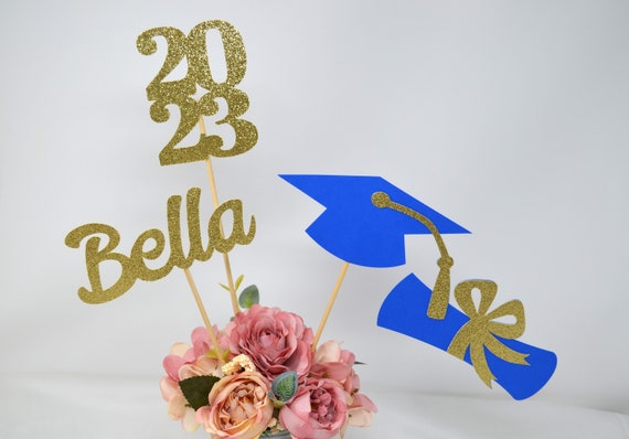 2024 Graduation Decorations, Graduation Centerpiece Sticks, Class of 2024,  Graduation Party Decoration, 2024 Picks, Graduation Decor 2024 