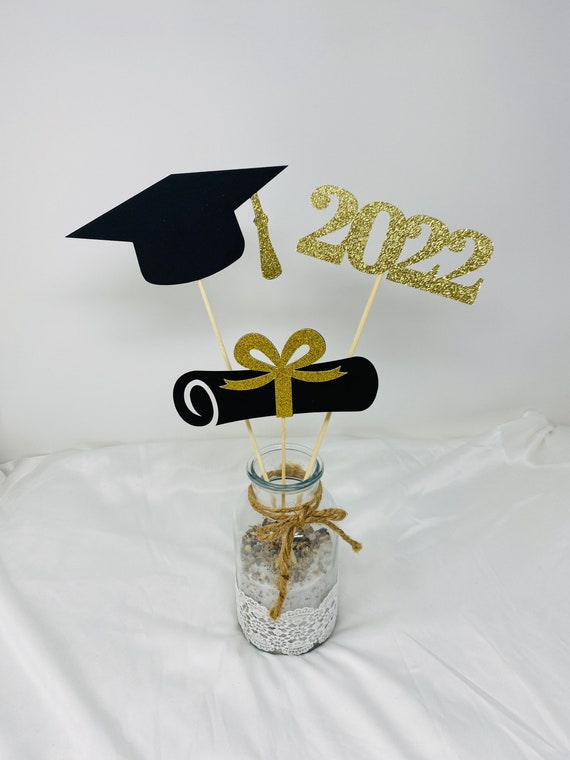 Graduation Decorations 2024, Graduation Centerpiece Sticks, Class
