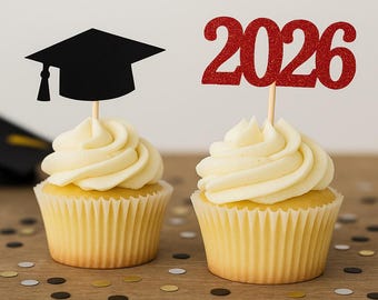 Graduation decorations 2026, Graduation topper, Graduation party, class of 2026, Graduation Decoration, 2026, cupcake toppers