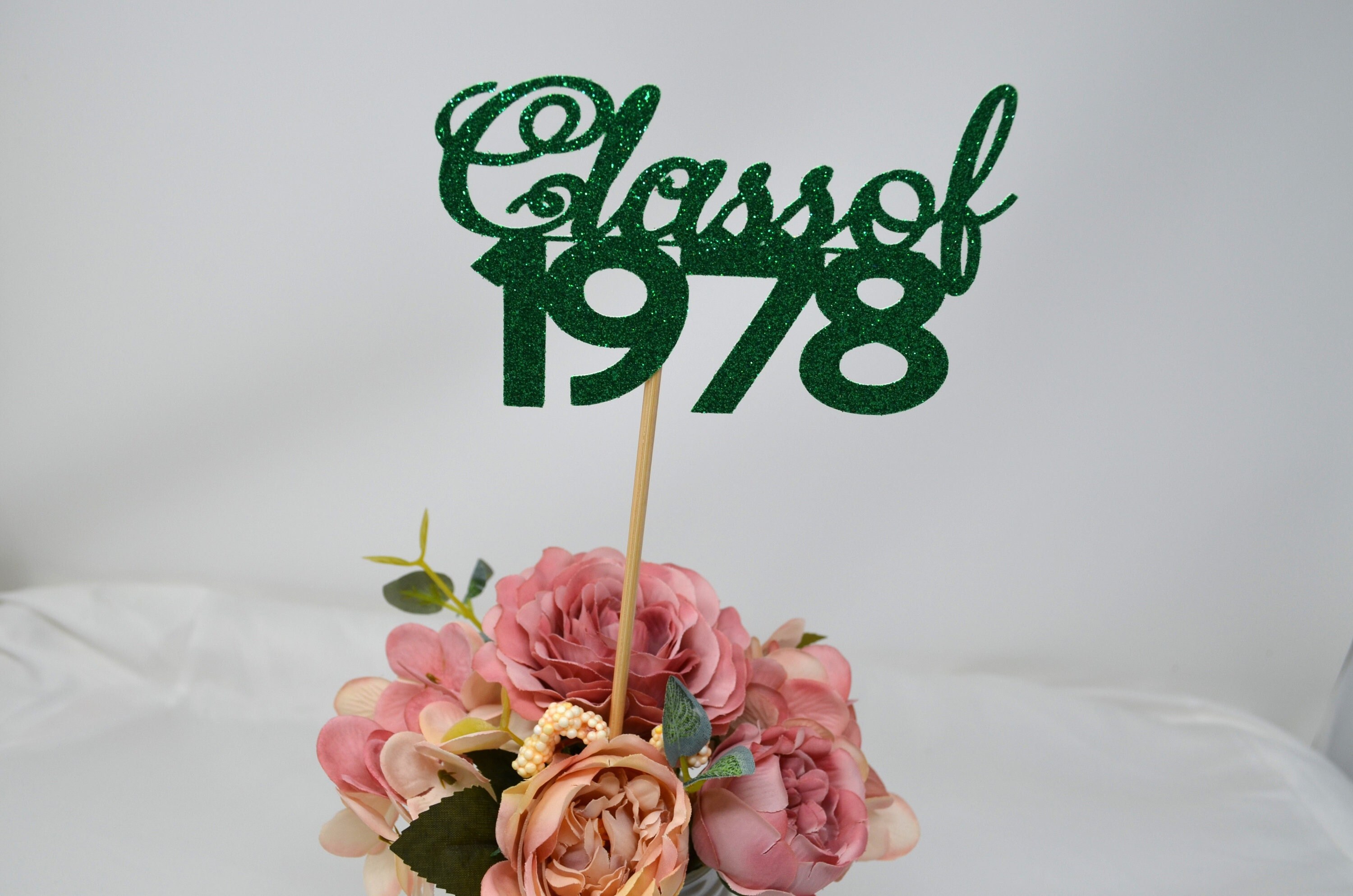 1978 Reunion Table Centerpiece Sticks 45th High School Reunion Party 1978-reunion-table-centerpiece-sticks-45th-high-school-reunion-party