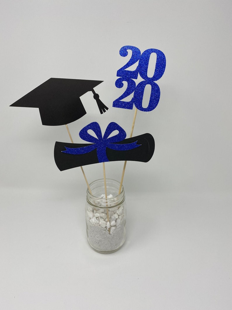 2022 Graduation Decorations Graduation Centerpiece Sticks Etsy