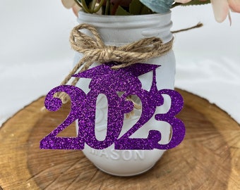 2024 tags, 2024 cut out, Graduation party decorations 2024, Graduation Cut outs, 2024 Mason jar tags , class of 2024, Graduation Decoration