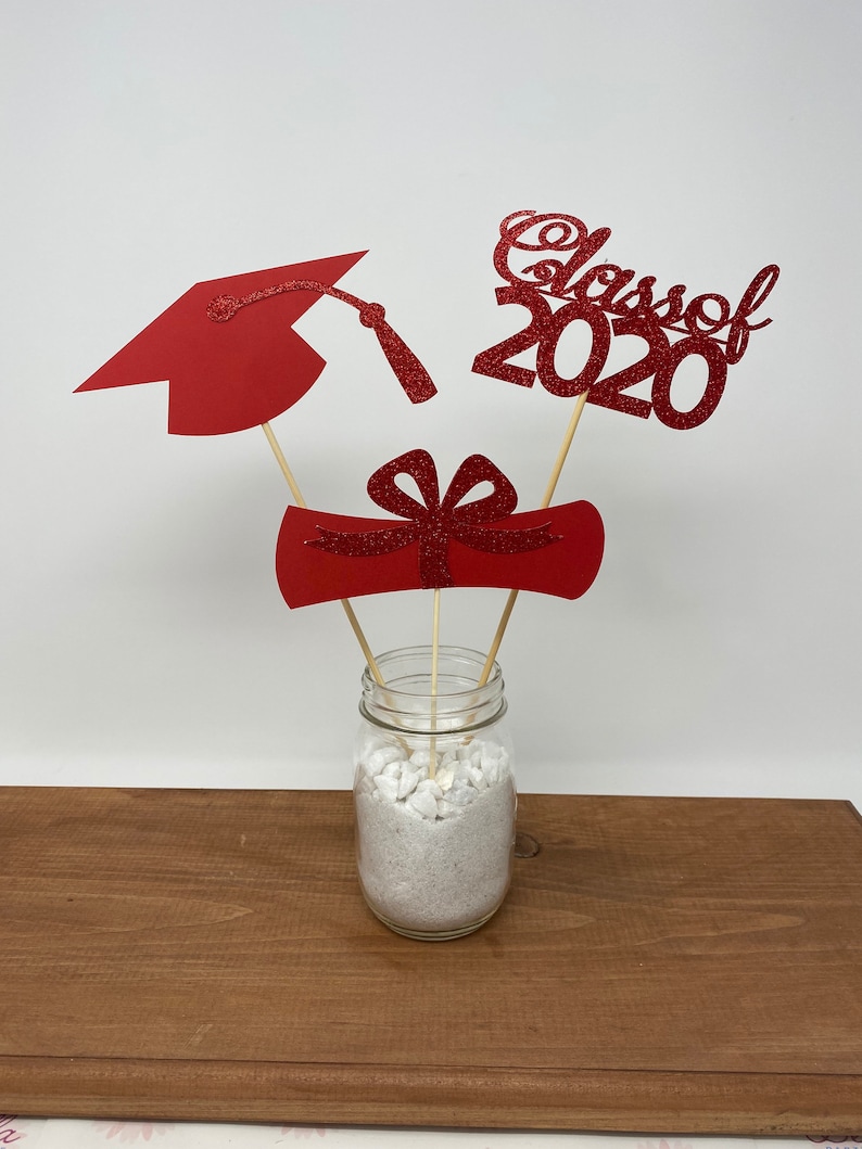 2022 Graduation Centerpiece Graduation Centerpiece Sticks Etsy