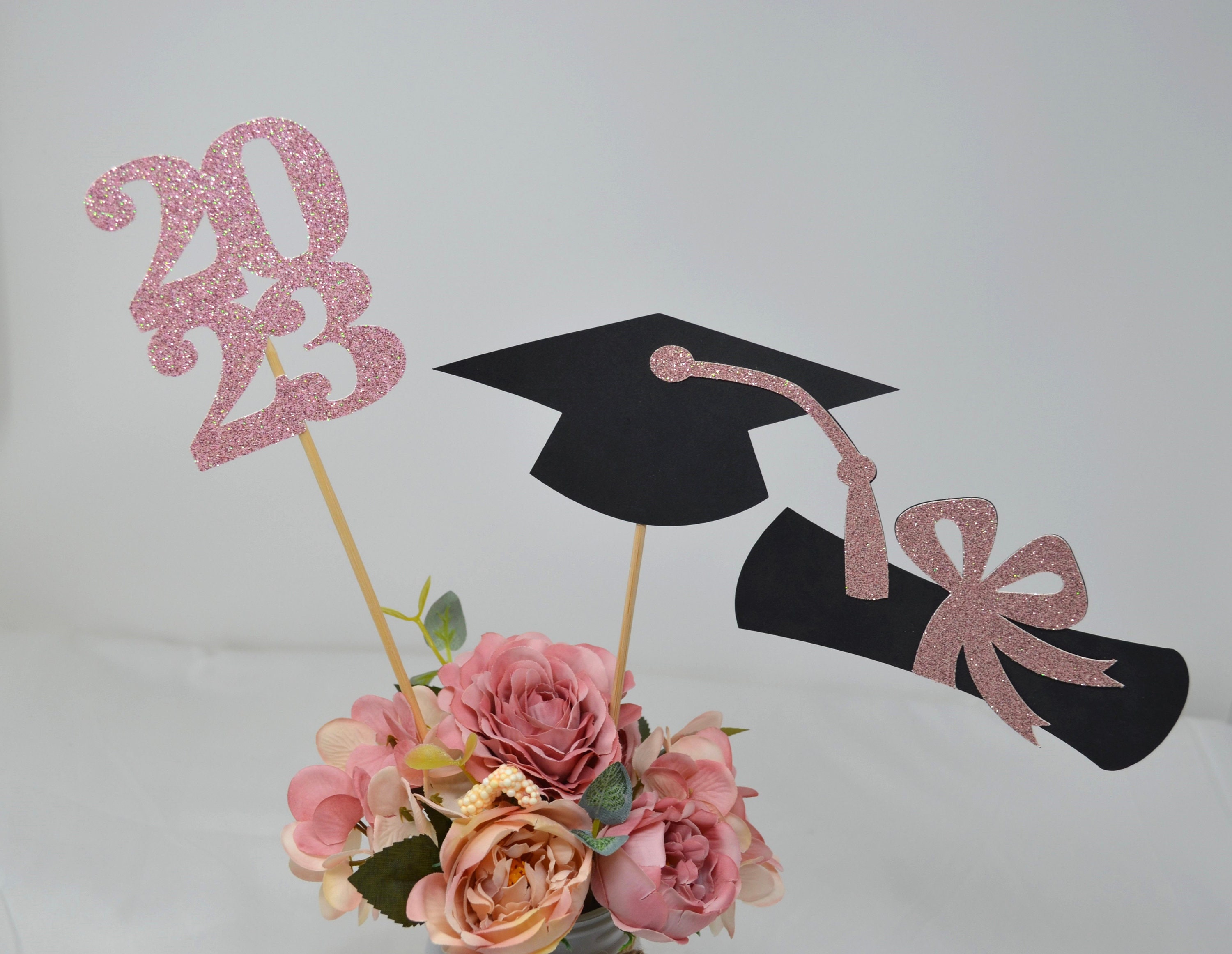 Graduation party decorations 2025, Graduation Centerpiece Sticks, Grad