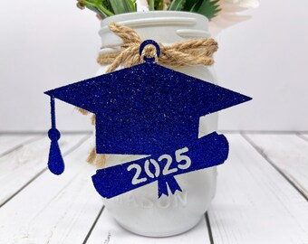 2025 tags, 2025 cut out, Graduation party decorations 2025, Graduation Cut outs, 2025 Mason jar tags, class of 2025, Graduation Decoration