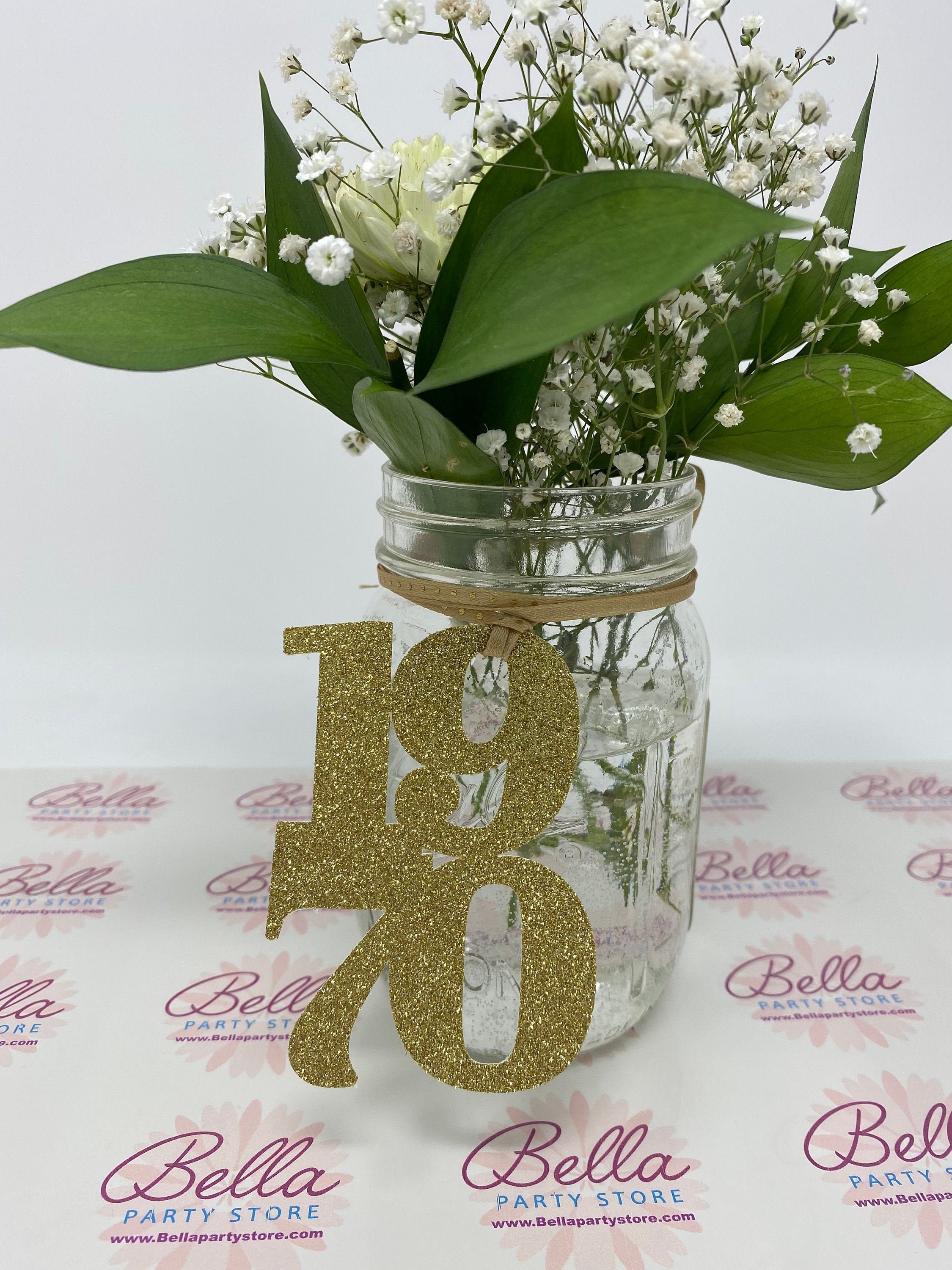 1970 Mason Jar Tags Class Reunion 1970 50th Class Reunion Centerpiece