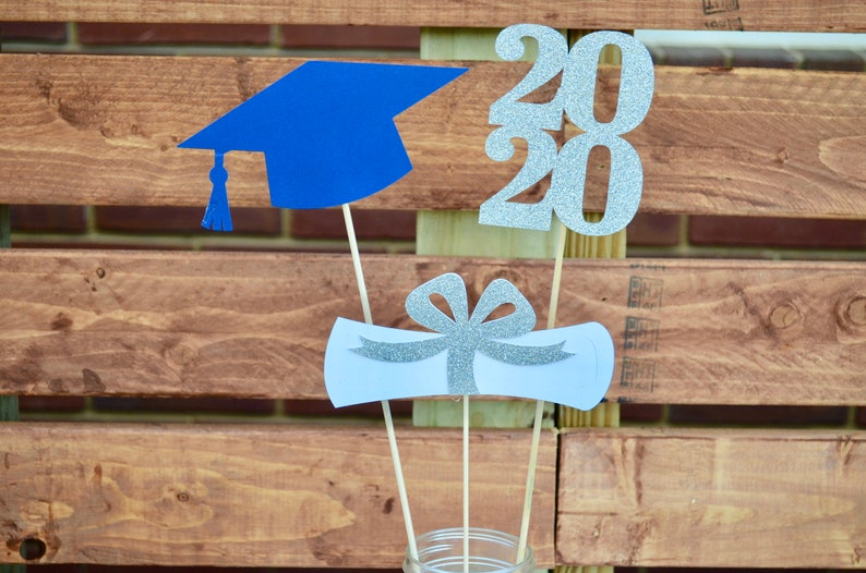 2024 Graduation decorations, Graduation Centerpiece Sticks, class of 2024, Graduation party Decoration, 2024 picks, Graduation Decor 2024 image 4