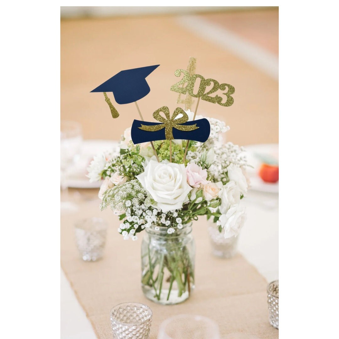 Graduation Decorations 2024, Graduation Centerpiece Sticks, Class of 2024,  Graduation Party Decorations, Graduation Party Decor, 2024 Decor 