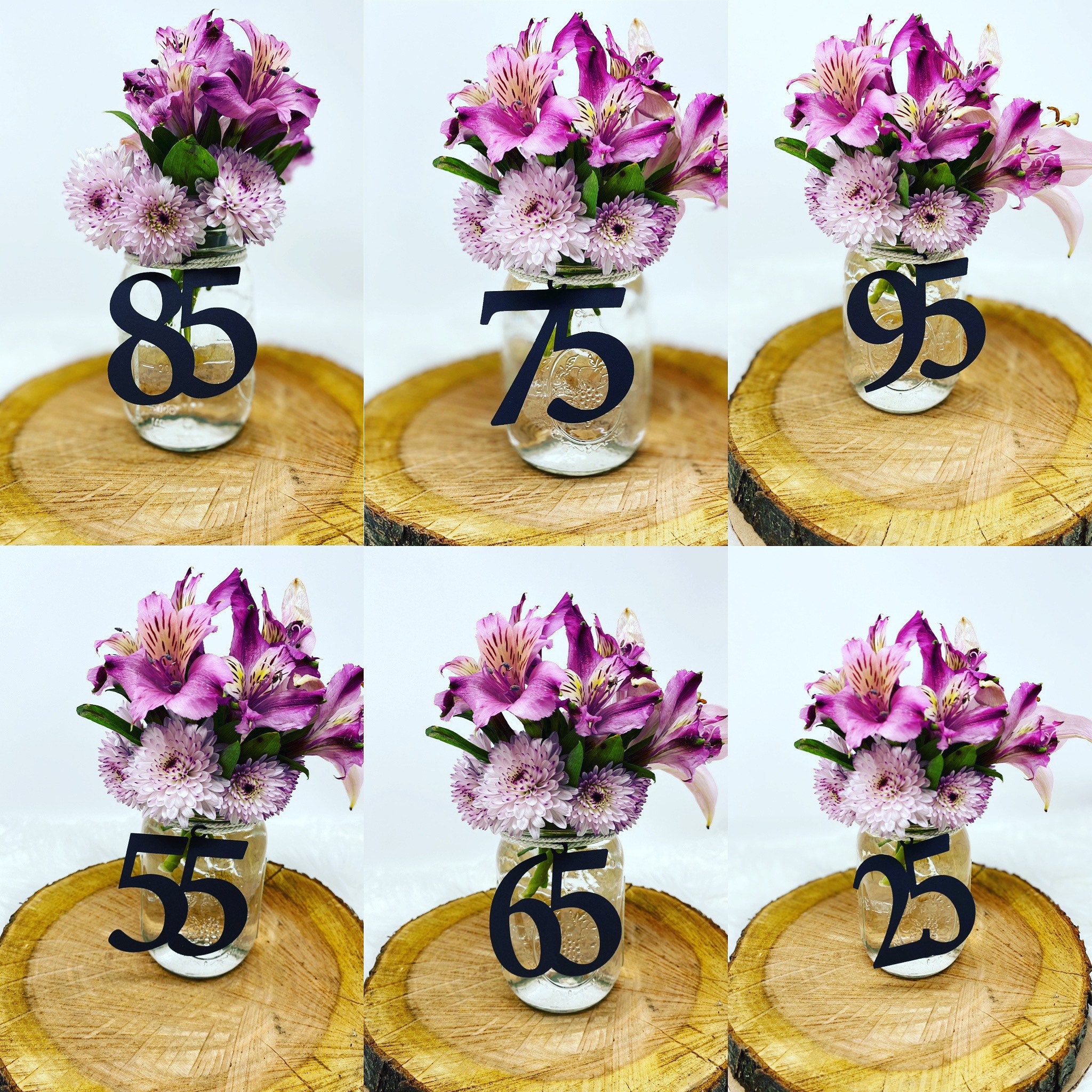 Centre de Table 50 Ans or Pailleté - Noces d'Or - Anniversaire - 2.50€