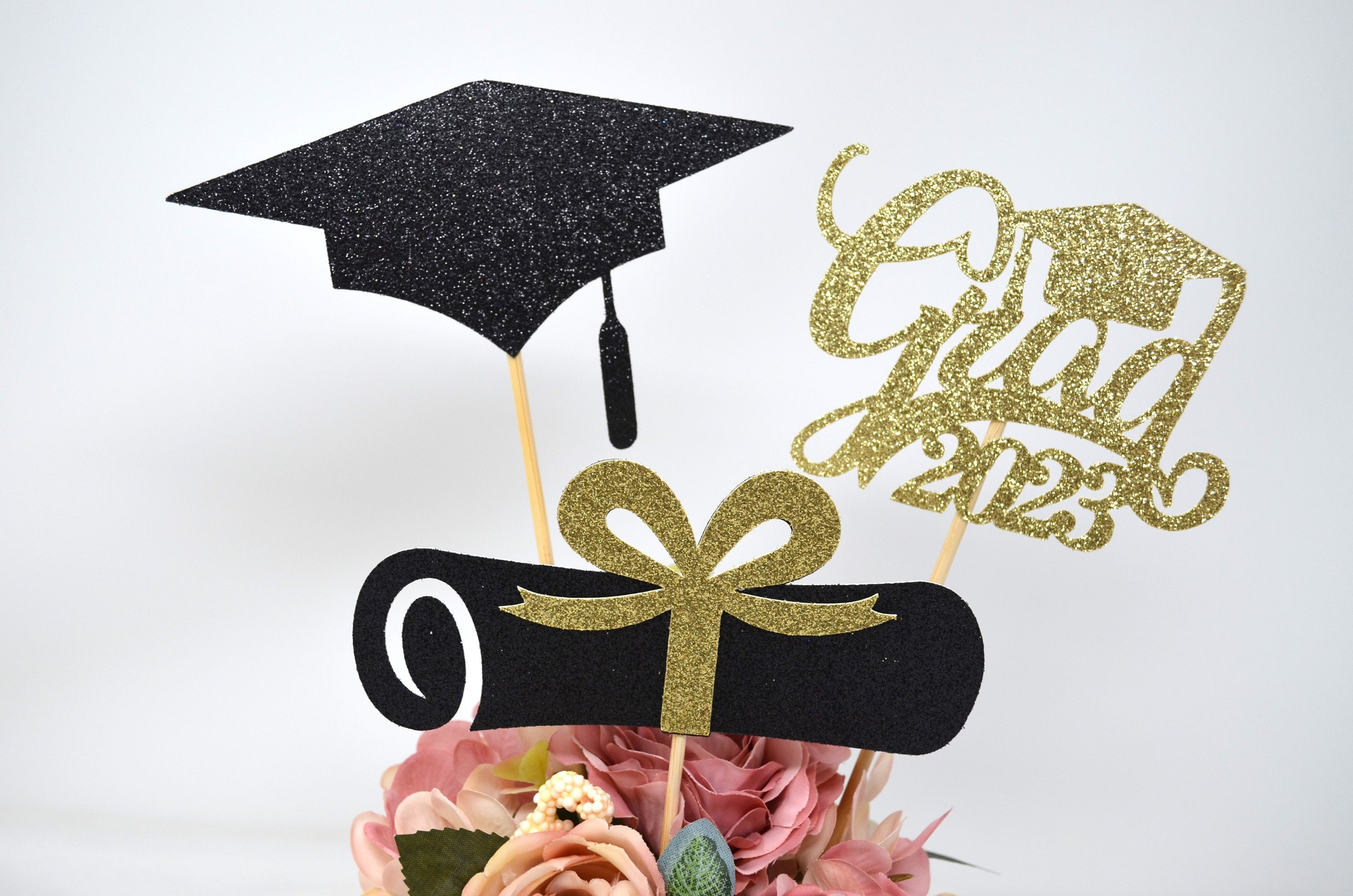 2024 Graduation decorations, Graduation Centerpiece Sticks, class