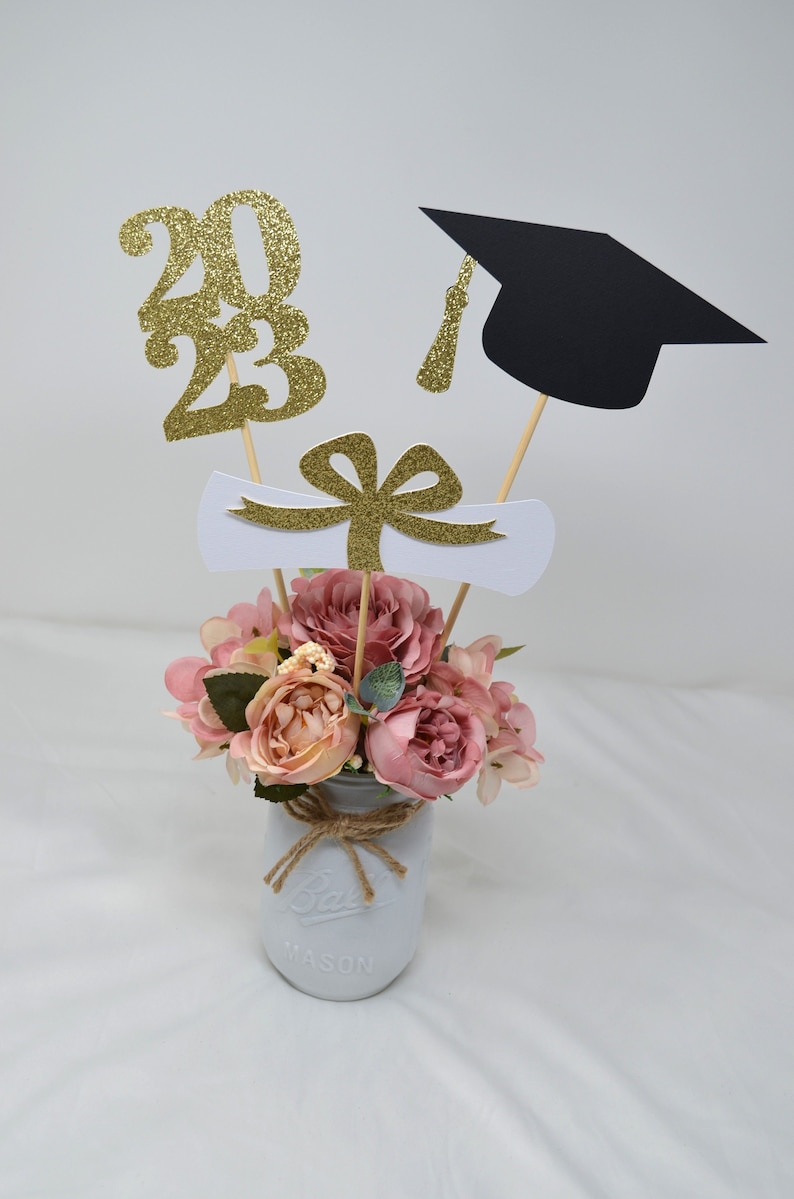 2026 Graduation centerpieces, Class of 2026, Graduation Centerpiece Sticks, Graduation party Decoration, prom 2026 picks, 2026 Graduation zdjęcie 8