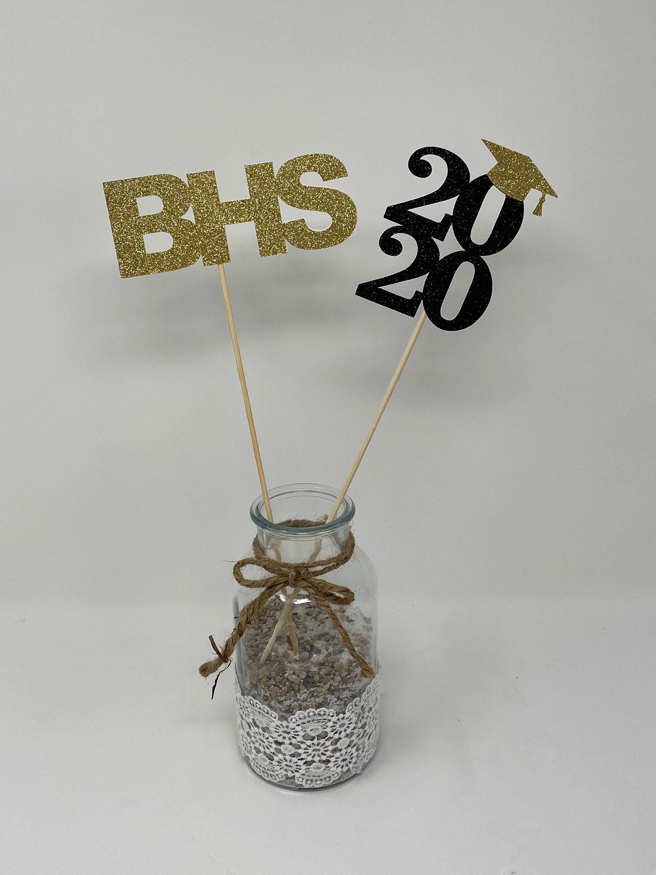 Graduation decorations 2021, Centerpiece Sticks ,class of 2021, School