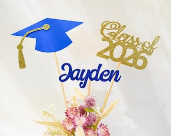Graduation party decorations 2026, Graduation Centerpiece Sticks, Diploma, class of 2026, Graduation Decoration, prom 2026