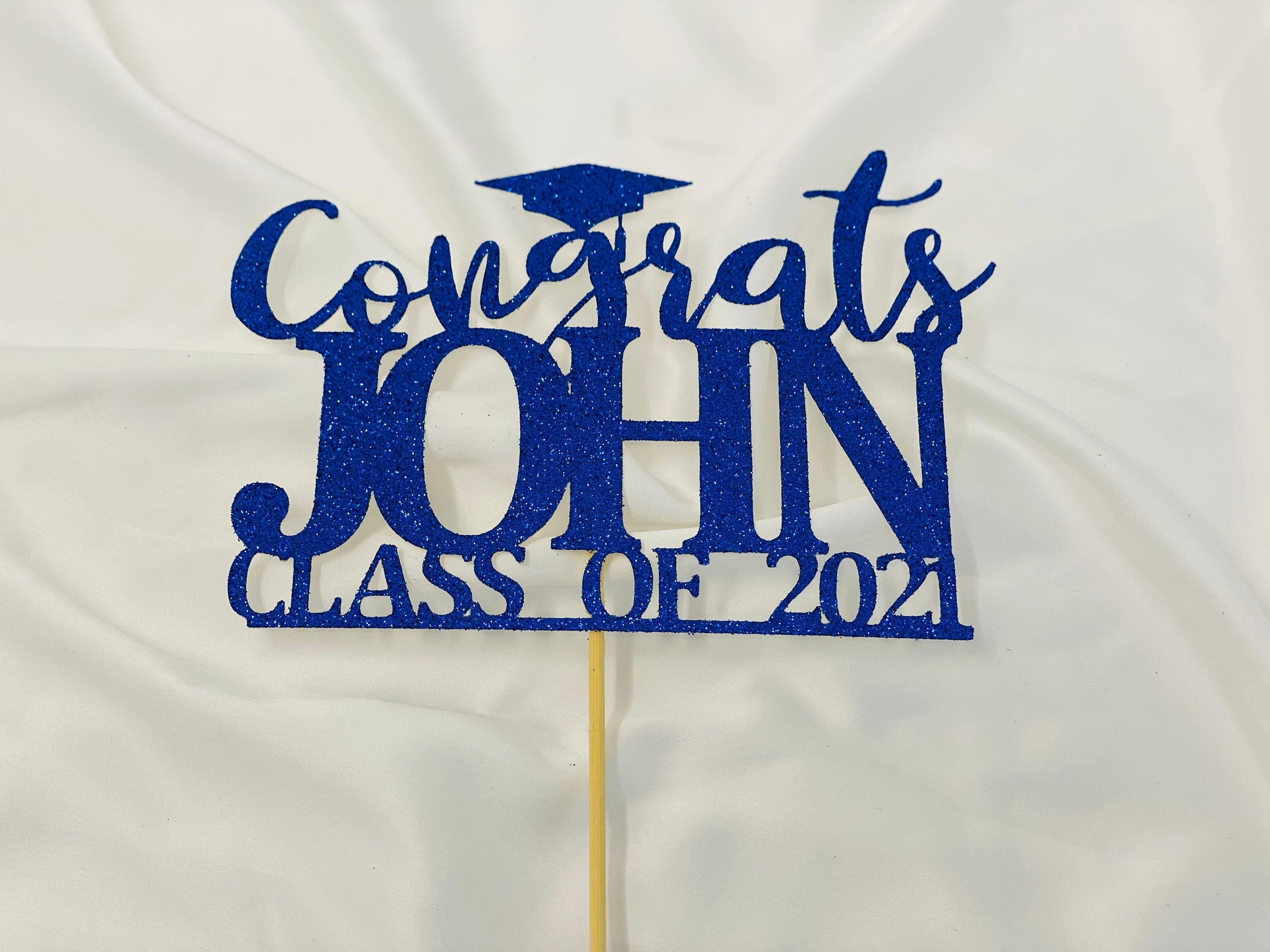 Graduation party decorations 2024, Graduation Cake Topper, Personalized