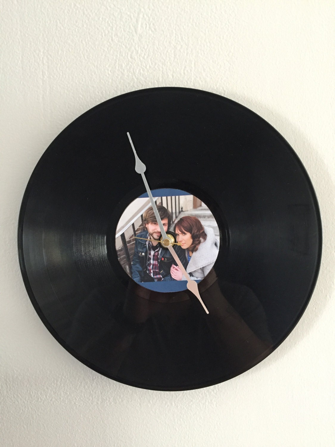 Custom Vinyl Record Clock Etsy