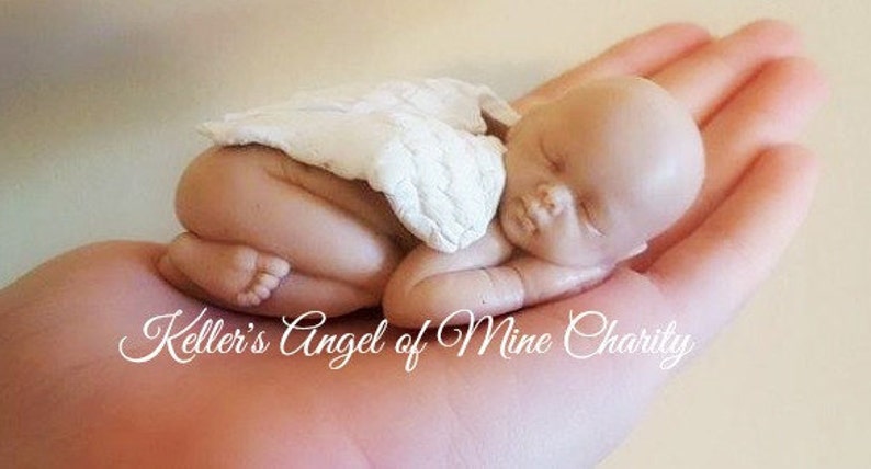 Sleeping Angel Baby sculpture for miscarriage gift keepsake | Etsy