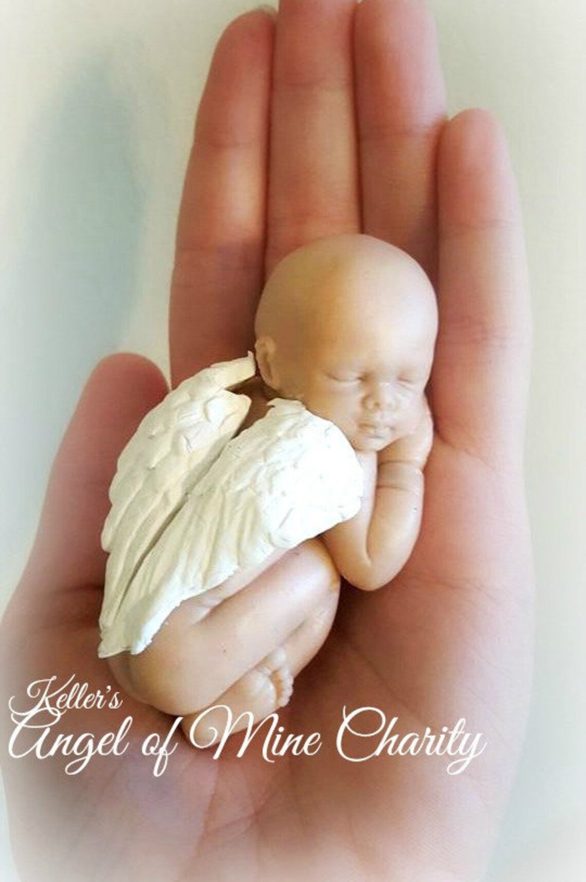 Sleeping Angel Baby sculpture for miscarriage gift keepsake Etsy