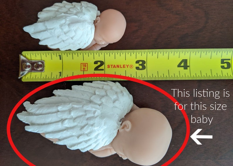 Sleeping Angel Baby sculpture for miscarriage gift