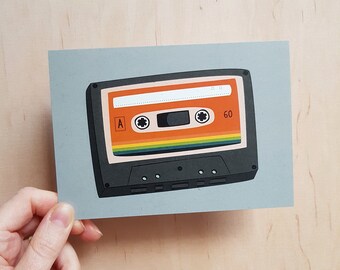 Postkarte KASSETTE