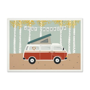 Carte postale MARIAGE 'Just Married'
