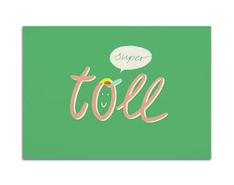 Postkarte 'Super Toll'