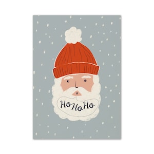 Carte postale Père Noël 'Ho Ho Ho'