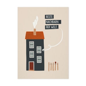 Ansichtkaart 'Beste Buren ter Wereld'
