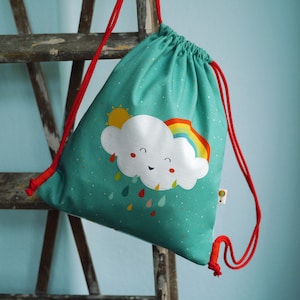 Rucksack / Turnbeutel WOLKE Bio