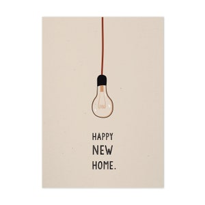 Postkarte UMZUG 'Happy New Home.'