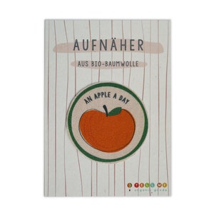 Patch APPLE &#39;An Apple A Day&#39; Organic Ø 7 cm
