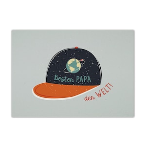 Postal 'O Melhor Pai do Mundo'
