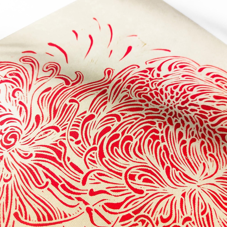 red chrysanthemum japanese wall art flower lino linocut print original artwork printmaking botanical bedroom decor cottagecore hostess gift linogravure thanksgiving table rustic christmas
living room teacher appreciation back to school linoldruck floral nature educators new apartment handprinted large entryway farmhouse mother mom wife girlfriend sister godmother grandmother lover housewarming home dining kitchen dorm Rustic Handmade Thank You Coworker Gratitude Mentor Say Thanks Unique Present