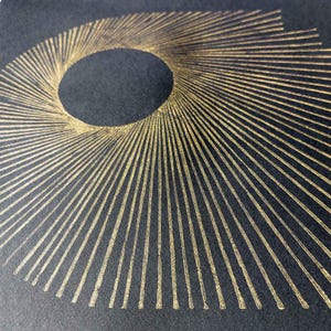 original artwork abstract bedroom wall decor large linocut print sunset arch sun relief minimalist living room wall art relaxation self gift printmaking geometric lino minimal linogravure classical style simple master bedroom hostess xmas housewarming autumn modern kitchen christmas one of a kind contemporary first fall seasonal home office handprint sister mom mother new apartment grandmother godmother wife woman handmade dining for Her Entryway Dorm new beginnings meditation heirloom gifts