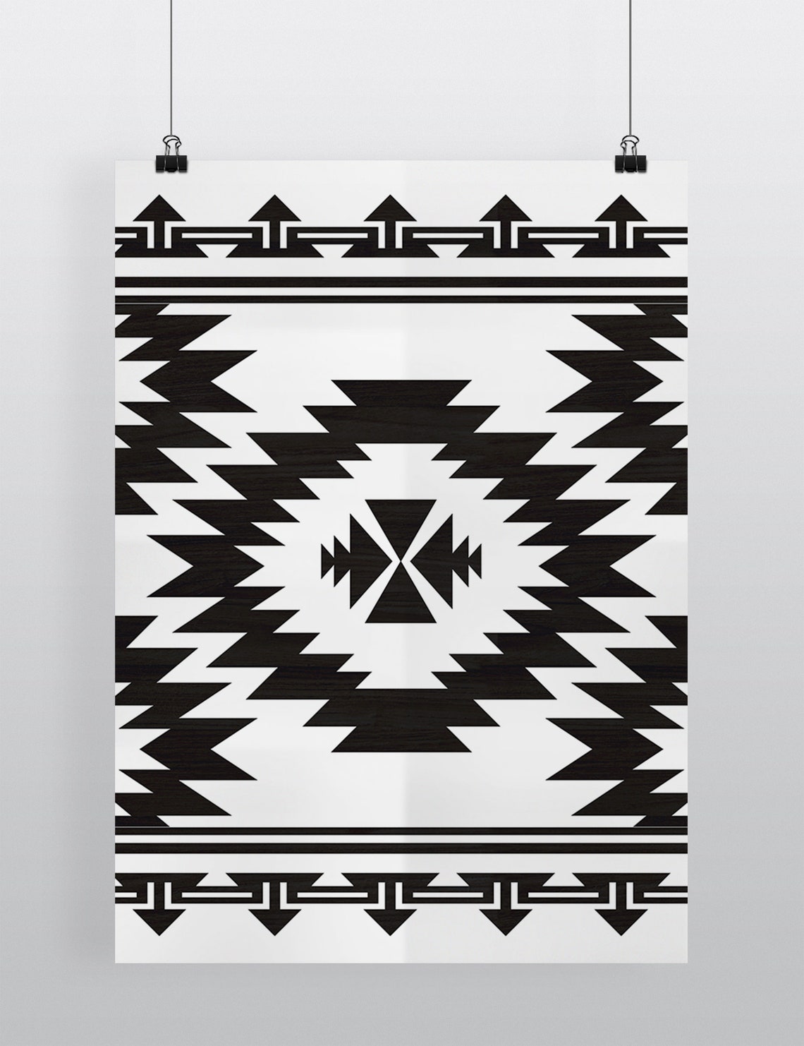 Western decor Black and white Wood background Printable wall | Etsy