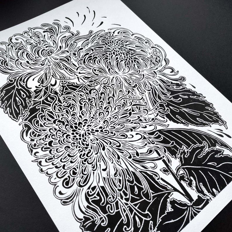 black chrysanthemum japanese wall art flower lino linocut print original artwork printmaking botanical bedroom decor cottagecore hostess gift linogravure thanksgiving table rustic christmas
living room teacher appreciation back to school linoldruck floral nature educators new apartment handprinted large entryway farmhouse mother mom wife girlfriend sister godmother grandmother lover housewarming home dining kitchen dorm Rustic Handmade Thank You Coworker Gratitude Mentor Say Thanks Unique