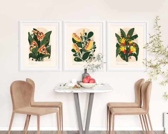 3er Set Drucke Botanische Pizza Pommes und Hot Dog Fast Food Poster  Druckbare Wandkunst Moderne Küche SOFORT DOWNLOAD - Etsy Schweiz