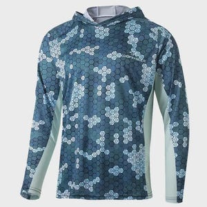 Fishing Hooded Sweatshirt with UV Sun Protection & Breathable Design UPF 50+
