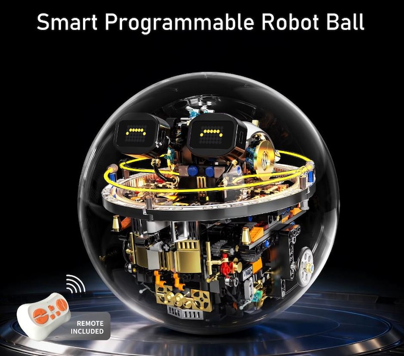 MOC Programmable Robotic Ball - STEM - Custom - 800pcs - Motorized ...
