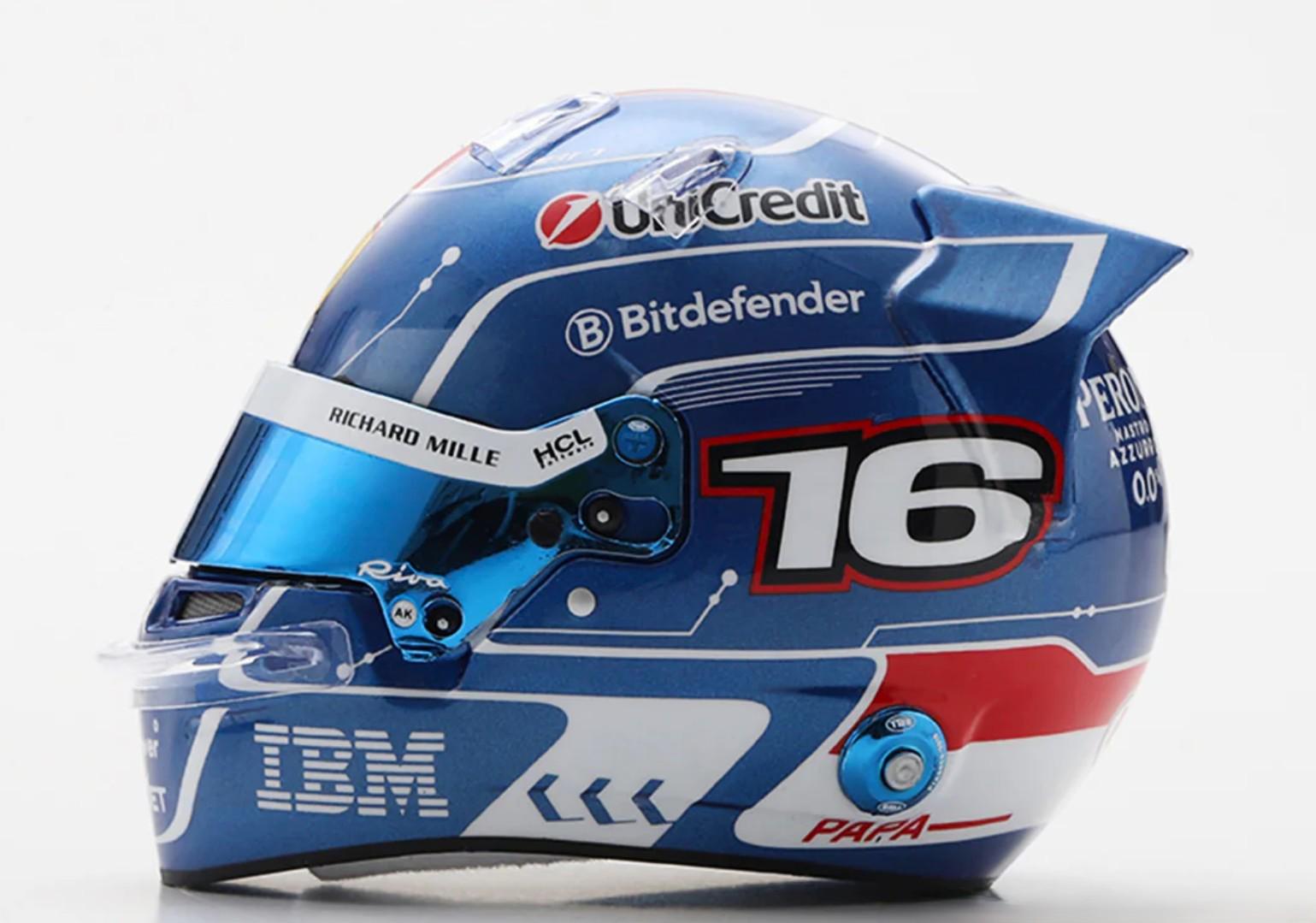 Charles Leclerc Formula One F1 - 1:5 Scale Helmet - 2025 Miami GP - #16 ...