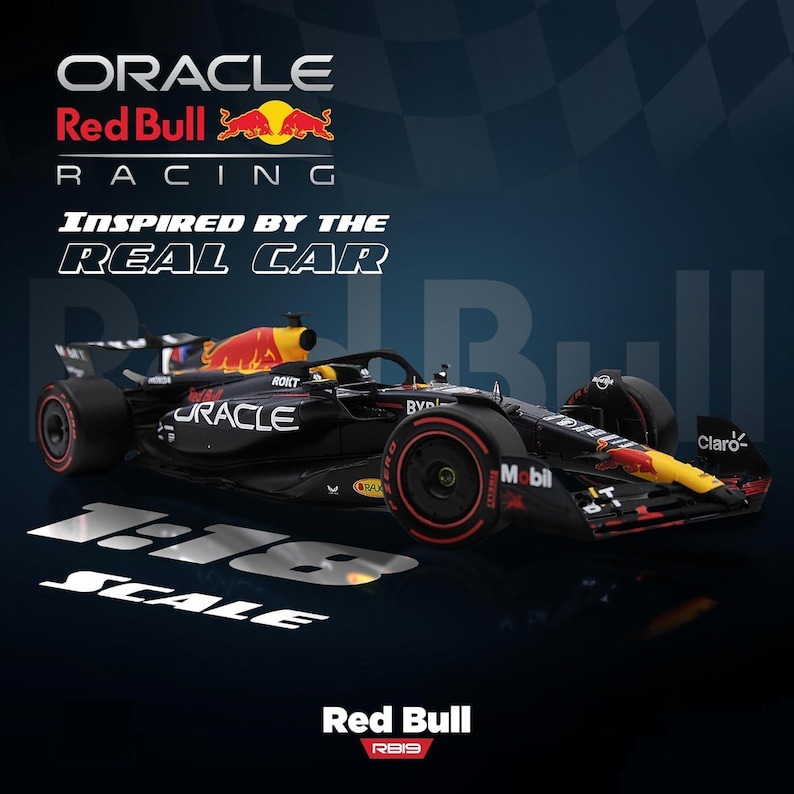 Custom Red Bull Model Kit - Formula One - 1/18 Scale - Max Verstappen ...