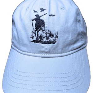 Custom Dad Gift/Hunting Embroidery Design on a Hat/Available in 24 Hat Colors/Adult and Kid Sizes