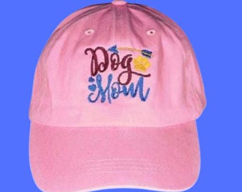 Proud "Dog Mom" Baseball Cap – Personalized Dog Lover Gift