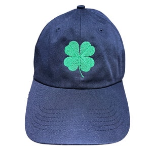 Personalized St. Patrick&#39;s Day Hat/Four Leaf Clover Design/Multiple Sizes and Colors